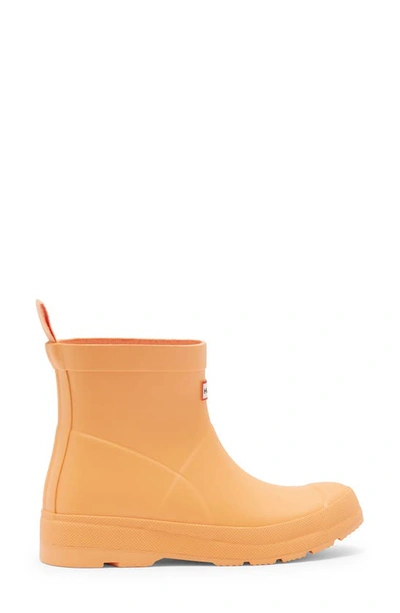 Shop Hunter Play Waterproof Short Boot In Optimistic Orange