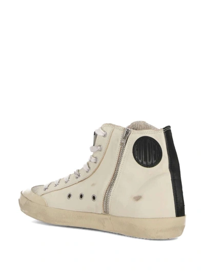 Shop Golden Goose Sneakers In White Ecru Ice Black