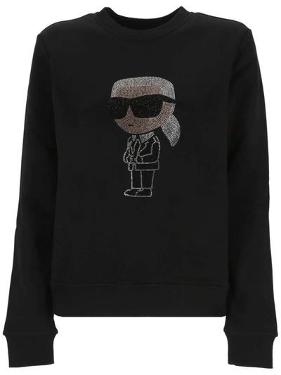 Shop Karl Lagerfeld Sweaters In Black
