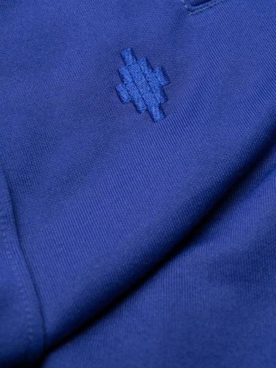 Shop Marcelo Burlon County Of Milan Trousers In Blue