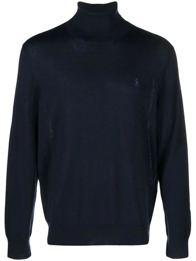 Shop Polo Ralph Lauren Sweaters In Hunter Navy