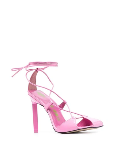 Shop Attico The  Sandals In Light Pink