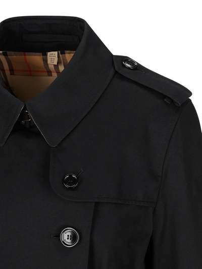 Shop Burberry Coats In Black