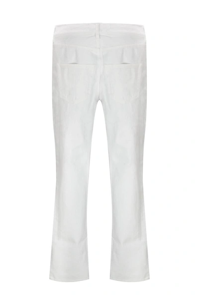 Shop Isabel Marant Trousers In White