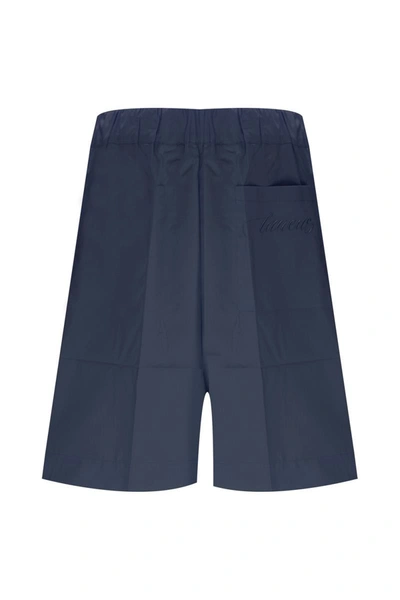 Shop Laneus Shorts In Blue