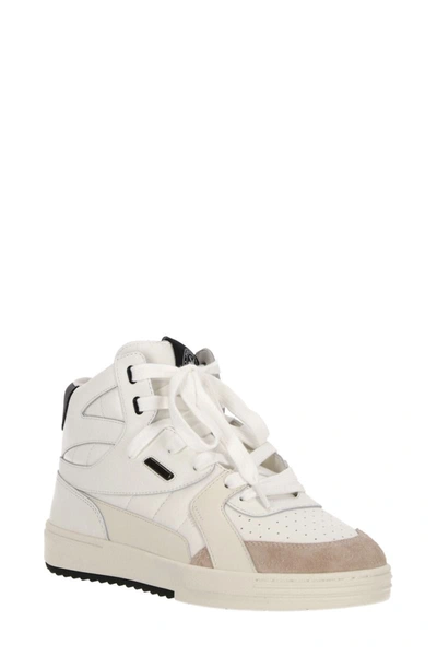 Shop Palm Angels Sneakers In White Blac