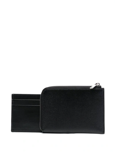 Shop Palm Angels Wallets In Black Whit