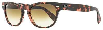 Shop Ray Ban Women's Laramie Sunglasses Rb2201 133451 Pink Havana 54mm In Multi