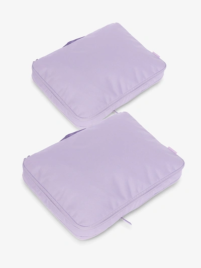 Shop Calpak Large Compression Packing Cubes In Orchid