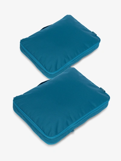 Shop Calpak Large Compression Packing Cubes In Lagoon