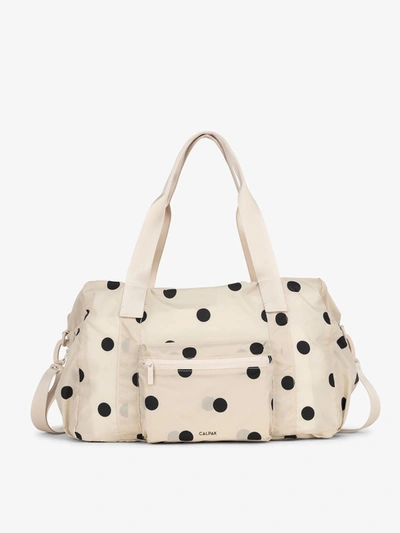 Shop Calpak Compakt Duffel Bag In Polka Dot