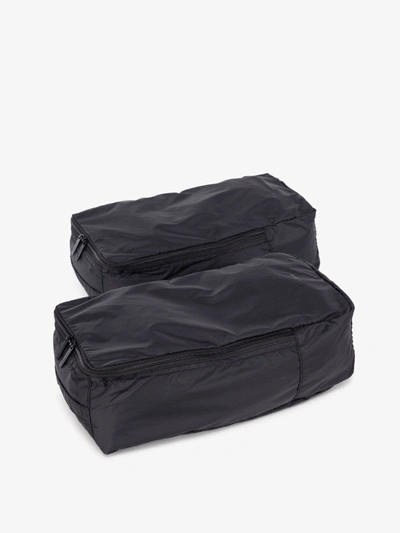 Shop Calpak Compakt Shoe Bag - Set Of 2 In Black