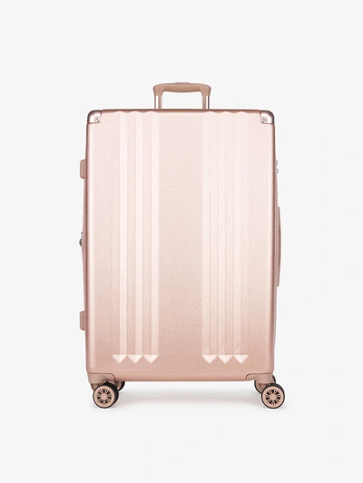 Shop Calpak Ambeur Large Luggage In Rose Gold | 28"