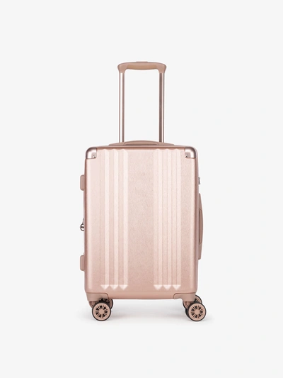 Shop Calpak Ambeur Carry-on Luggage In Rose Gold | 20"