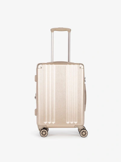Shop Calpak Ambeur Carry-on Luggage In Gold | 20"