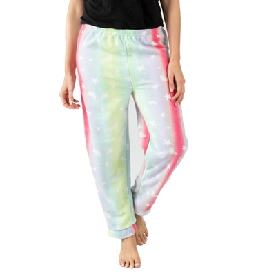 Shop Leveret Womens Fleece Pajama Pants Stars In Pink