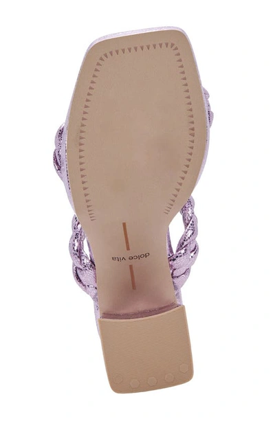 Shop Dolce Vita Ashby Sandal In Lilac Crackled Stella