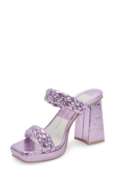 Shop Dolce Vita Ashby Sandal In Lilac Crackled Stella