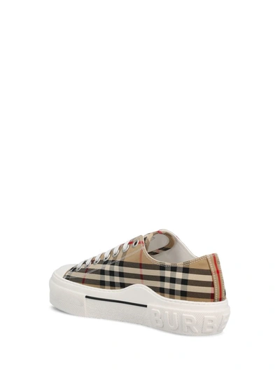 Shop Burberry Sneakers In Beige