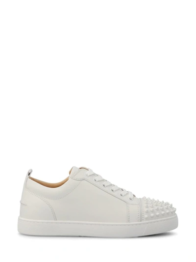 Shop Christian Louboutin Sneakers In White/white
