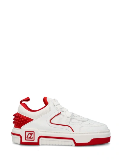 Shop Christian Louboutin Sneakers In White/loubi