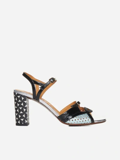 Shop Chie Mihara Bindi Leather Sandals In Multicolor