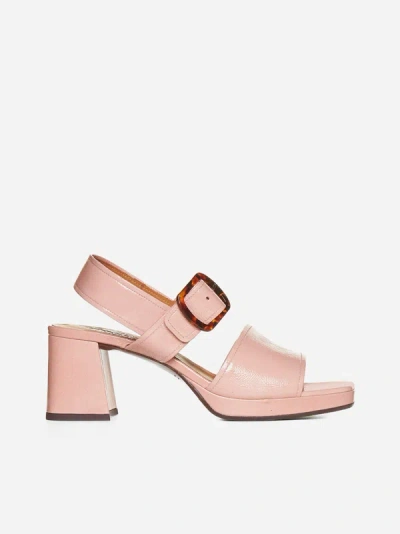 Shop Chie Mihara Ginka 44 Leather Sandals In Pink