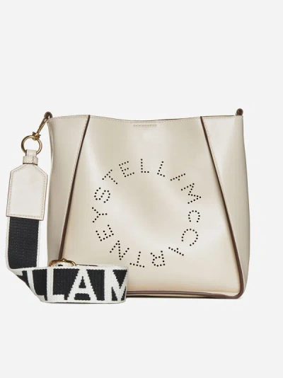 Shop Stella Mccartney Alter Nappa Mini Crossbody Bag In Ivory