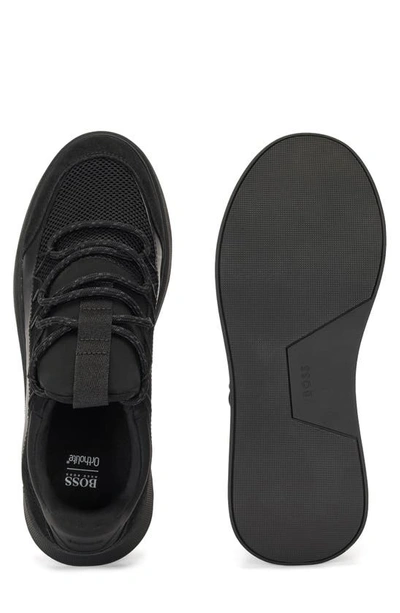 Shop Hugo Boss Bulton Running Shoe In Black