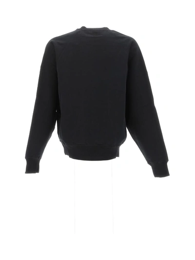 Shop Ami Alexandre Mattiussi Ami Paris Sweaters In Wool Tricotine Black