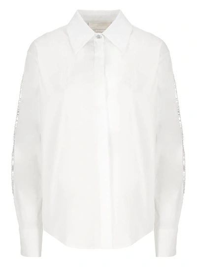 Genny White Regular Solid Shirt In White
