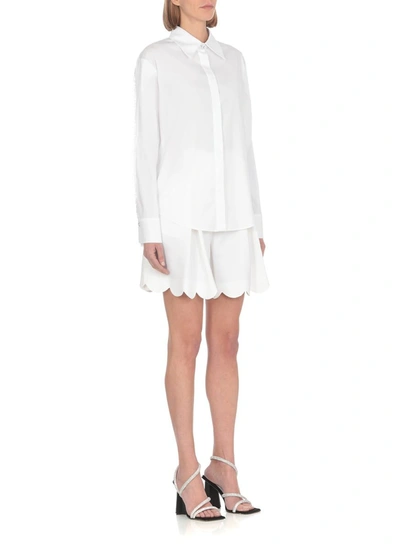Genny White Regular Solid Shirt In White