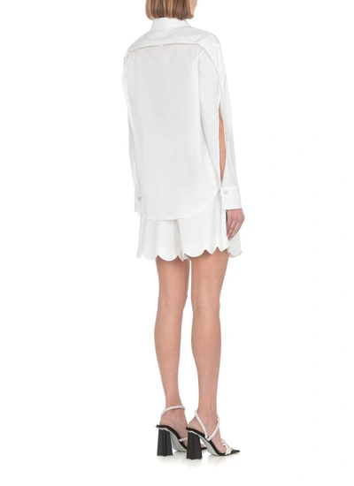 Genny White Regular Solid Shirt In White