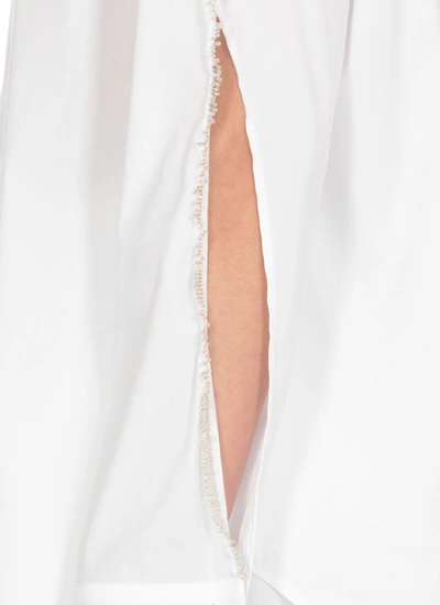 Genny White Regular Solid Shirt In White