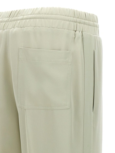Jil Sander Lightweight Relaxed Fit Joggers With Elastic Details In Green