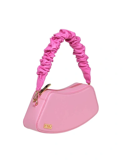 Shop Gcds Bag In Smooth Calfskin In Pink