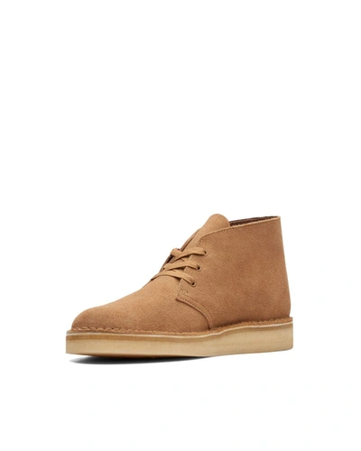 Shop Clarks Lace Up In Sand