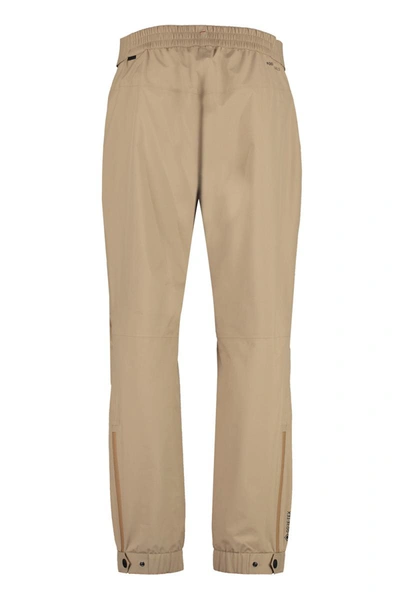 Shop Moncler Grenoble Technical Fabric Pants In Beige
