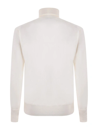 Shop Pt01 Sweaters Ivory In Avorio
