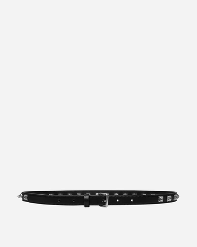 Shop Phingerin Half Studs Belt In Black