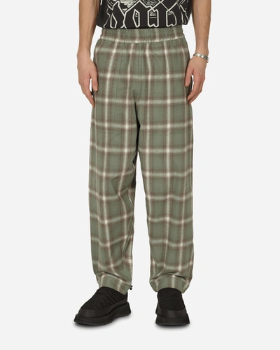 Shop Phingerin Nel Ombre Night Pants Grey Plaid In Black