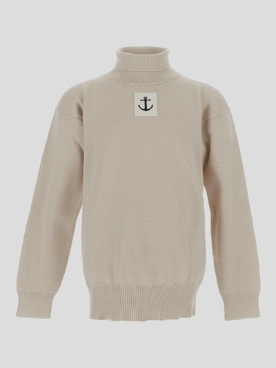 Shop Jil Sander Sweaters In Natural