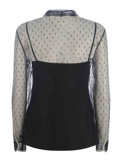 Shop Red Valentino Shirt  In Black