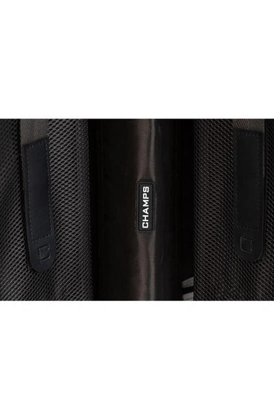 Champs Aluminum Hardside Spinner Suitcase In Silver