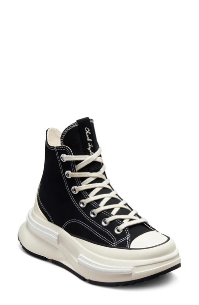 Shop Converse Run Star Legacy Cx High Top Platform Sneaker In Black/ Egret/ White