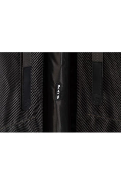 Champs Aluminum Hardside Spinner Suitcase In Black