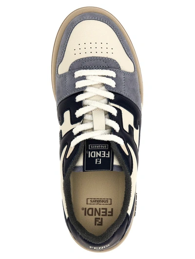 Shop Fendi ' Match' Sneakers In Blue