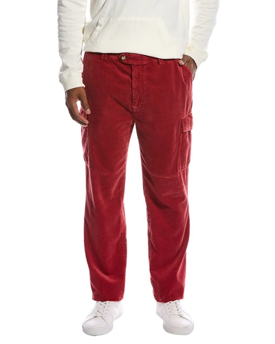 Shop Brunello Cucinelli Leisure Fit Pant In Red