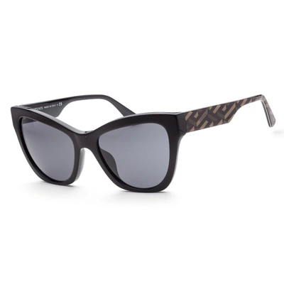 Shop Versace Women's Fashion 56mm Sunglasses In Black