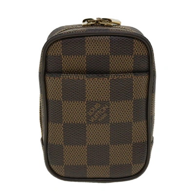 Pre-owned Louis Vuitton Etui Okapi Canvas Clutch Bag () In Brown